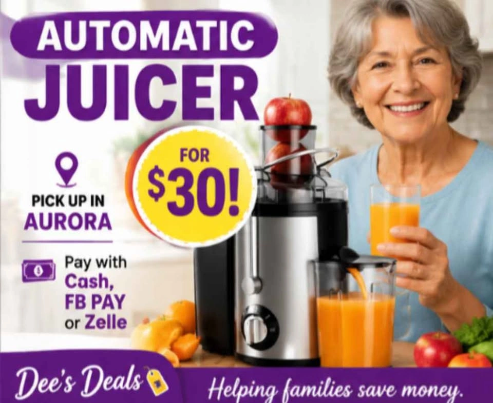 Automatic Juicer BRAND NEW IN BOX ONLY $30 - photo 2