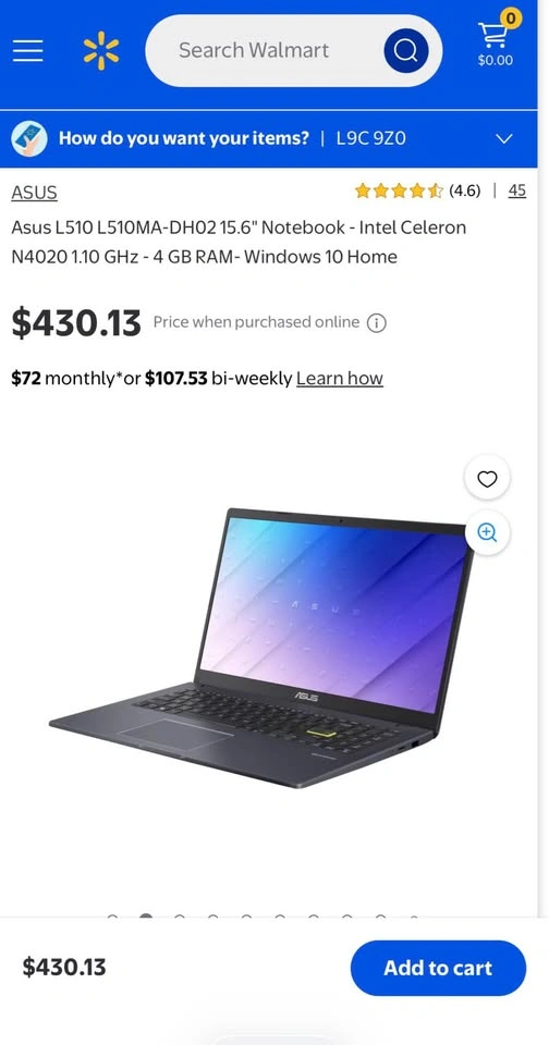ASUS L510 15.6” Laptop | Intel Celeron N4020 | 4GB RAM | 128GB - photo 2