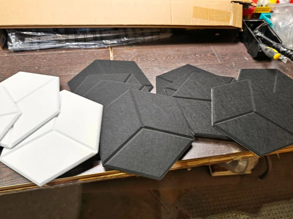 Hexagon Self-Adhesive Acoustic Wall Panels