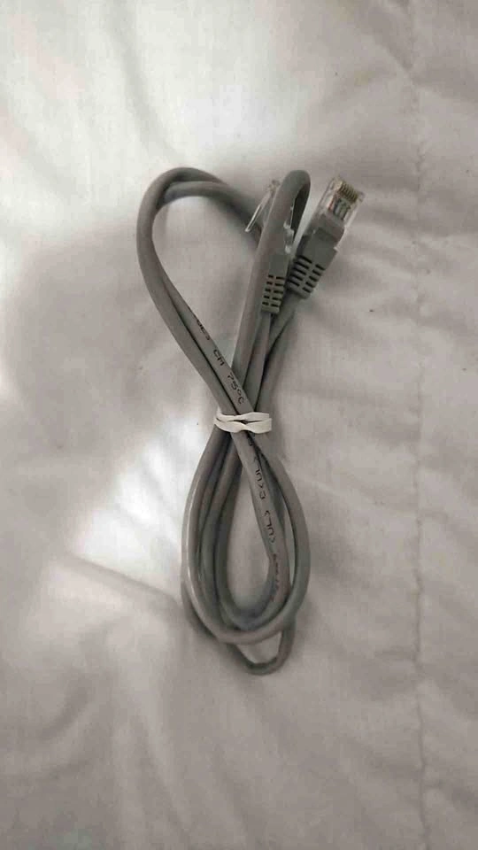 grey ethernet cable