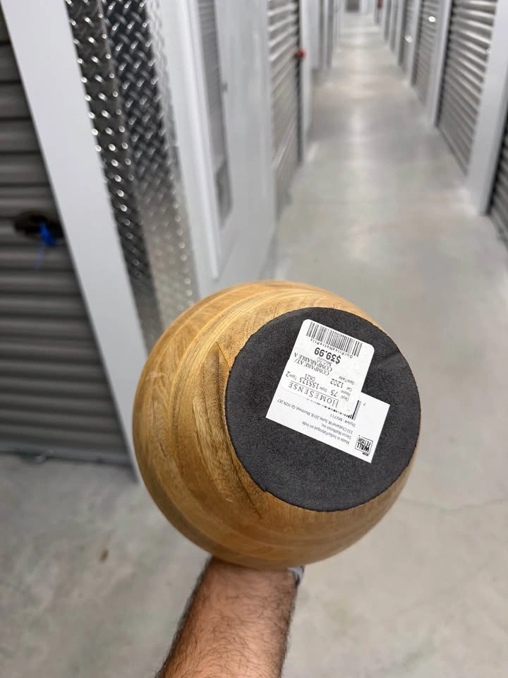 Decorative wooden vase - photo 3