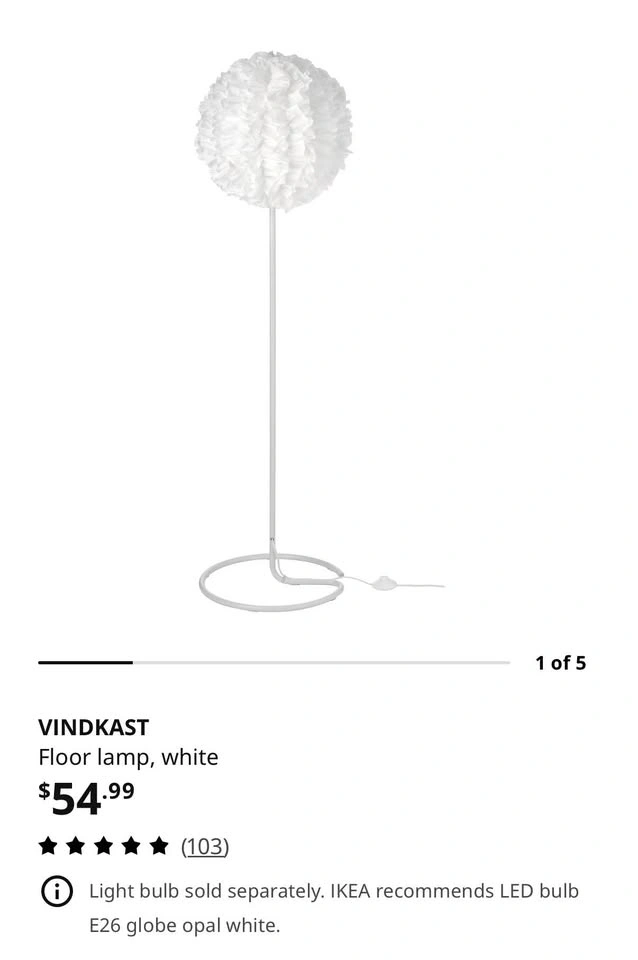 Floor lamp IKEA VINDKAST - photo 3