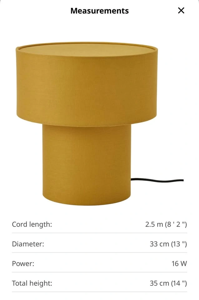 Table lamp IKEA STOCKHOLM 2025 - photo 3
