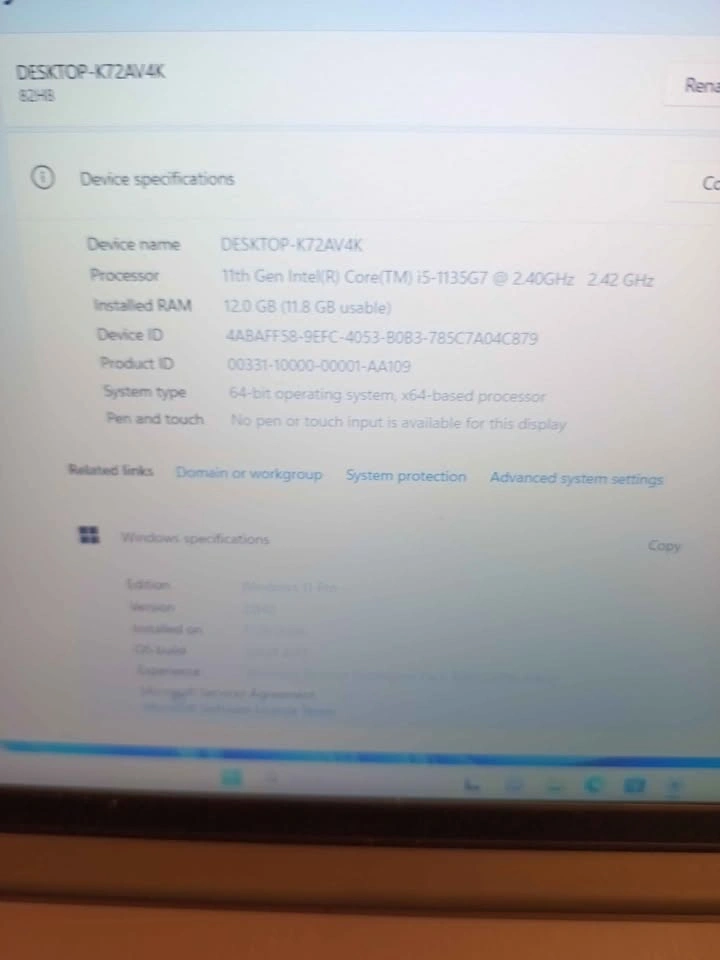 Lenovo IdeaPad 3 15" i5-1135G7 12GB RAM 256GB SSD Win 11 - photo 4