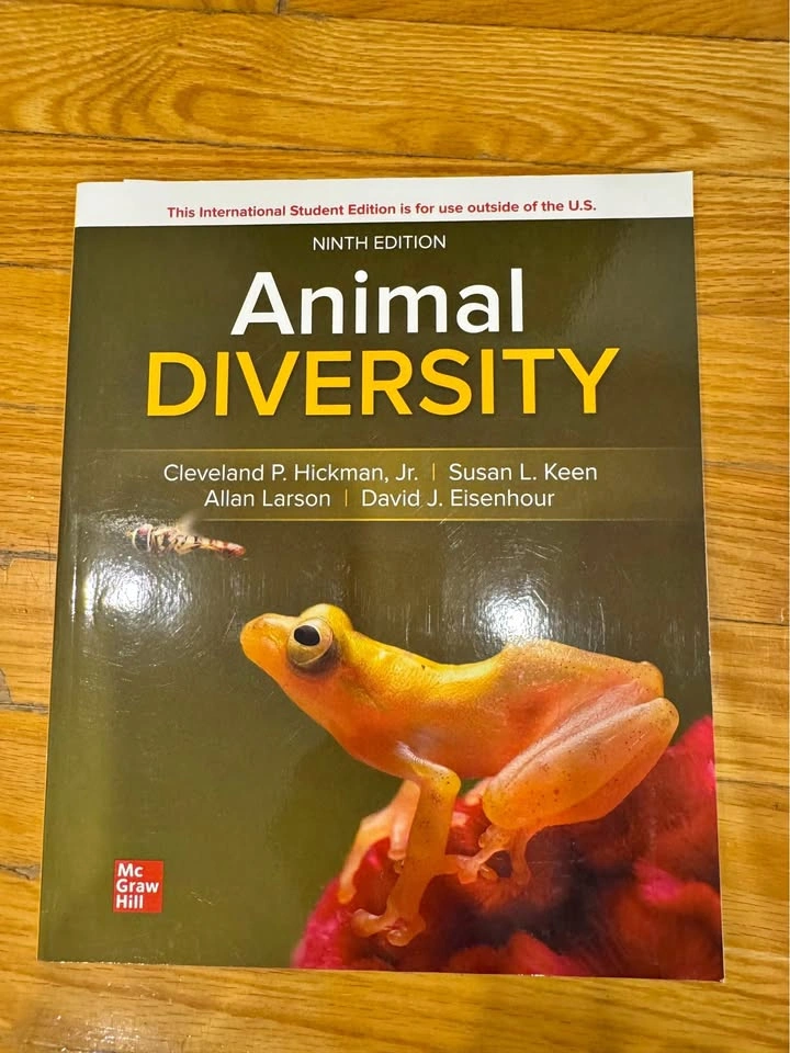 Animal Diversity 9th edition