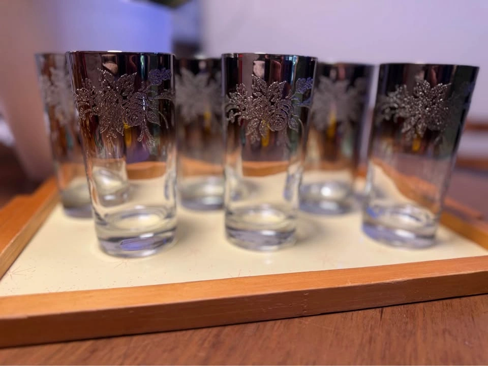 Set of 6 Mid-Century Modern Dorothy Thorpe-Style Glasses - photo 2