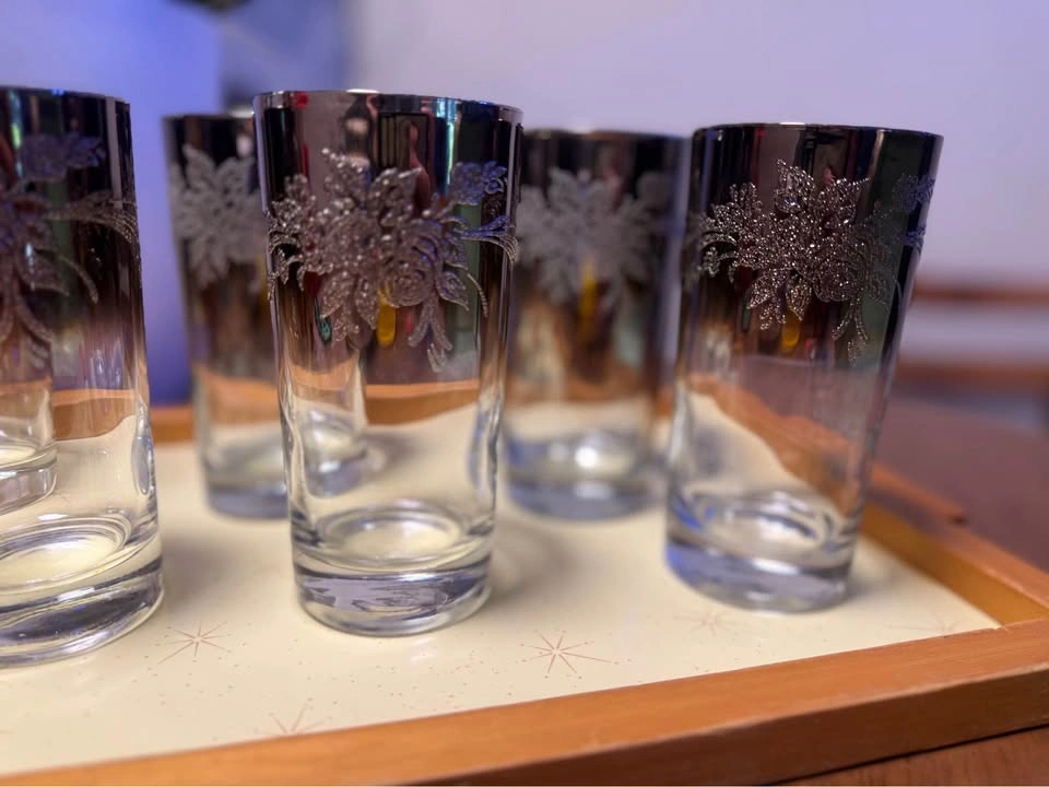 Set of 6 Mid-Century Modern Dorothy Thorpe-Style Glasses - photo 3