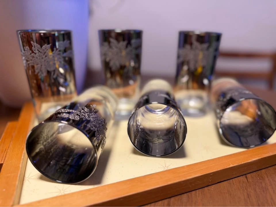 Set of 6 Mid-Century Modern Dorothy Thorpe-Style Glasses - photo 4