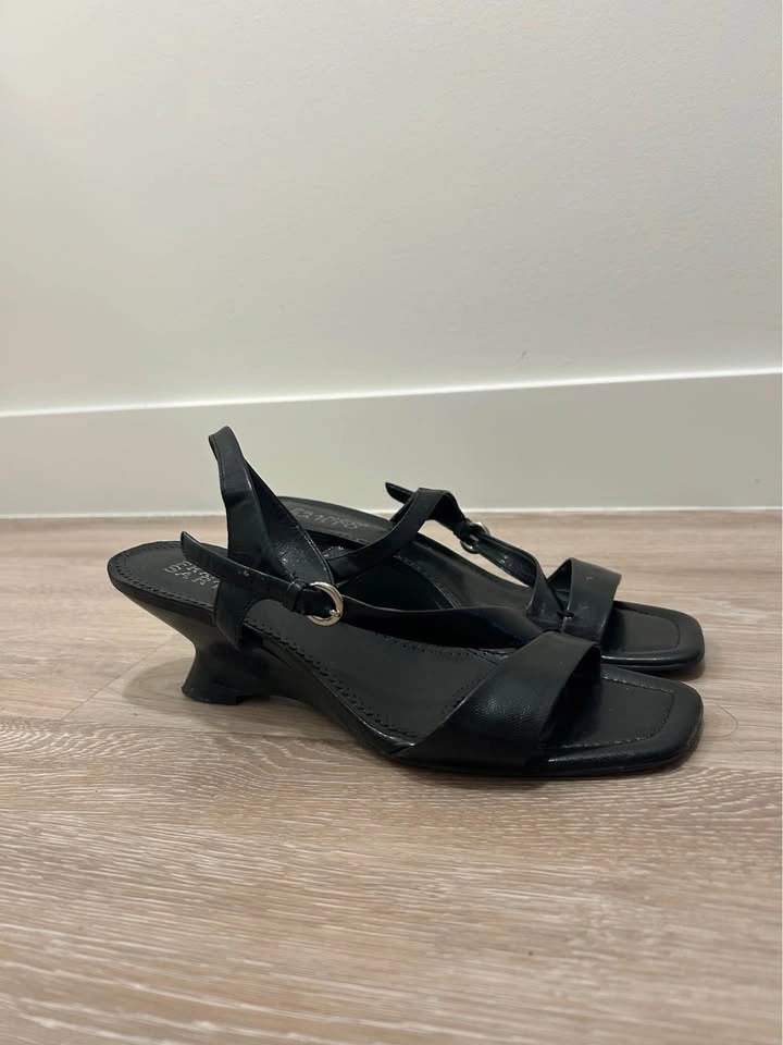 Franco Sarto Black Wedge Sandals - photo 2