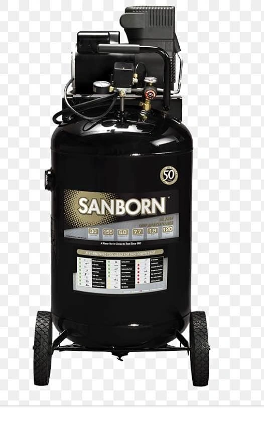 Sanborn 30-Gallon 175 PSI Portable Electric Air Compressor