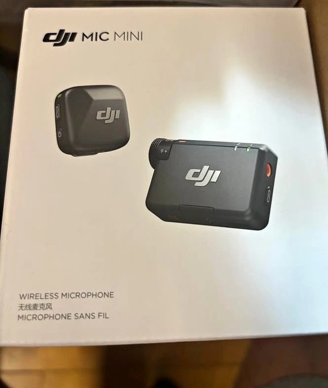 DJI Mic Mini Wireless Omnidirectional Microphone System Black