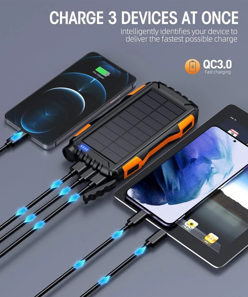 Power-Bank-Solar-Charger - 42800mAh Power Bank, Portable Charger - photo 2