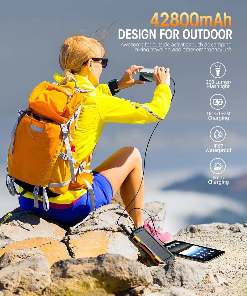 Power-Bank-Solar-Charger - 42800mAh Power Bank, Portable Charger - photo 4