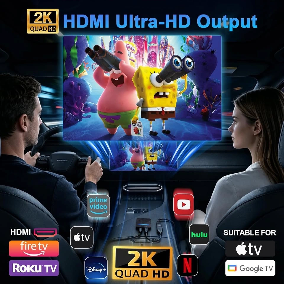 2-in-1 Car TV Mate Pro Wireless CarPlay & HDMI Adapter - photo 2