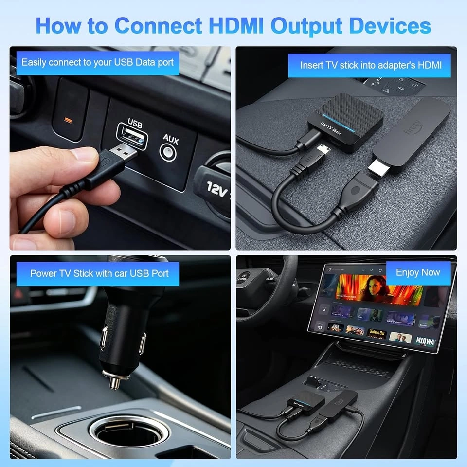 2-in-1 Car TV Mate Pro Wireless CarPlay & HDMI Adapter - photo 5