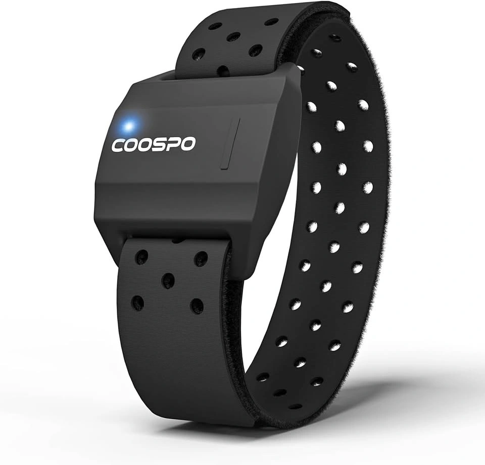 COOSPO Armband Heart Rate Monitor, Bluetooth ANT+ HR Optical Sen