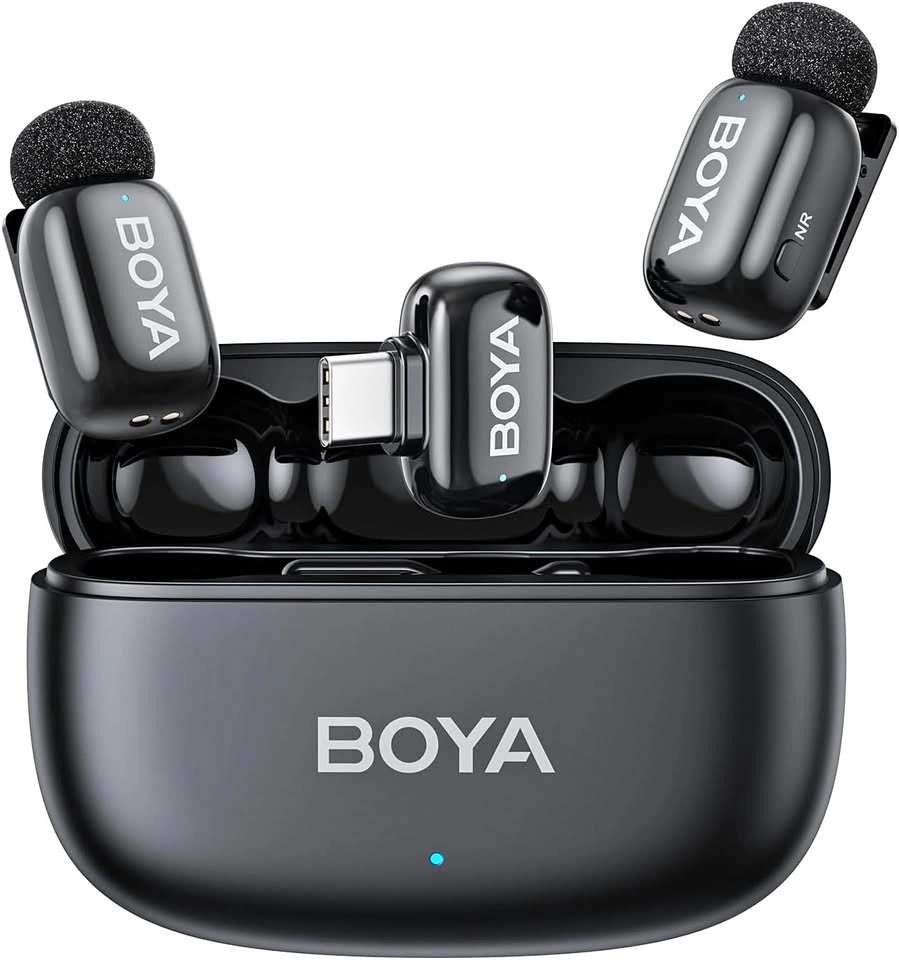 BOYA Mini Wireless Lavalier Microphone for iPhone/Android