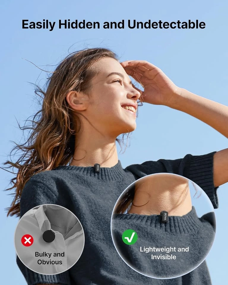 BOYA Mini Wireless Lavalier Microphone for iPhone/Android - photo 2