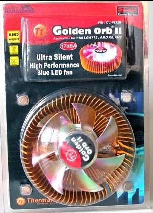 Thermaltake Golden Orb II CPU Heatsink & Fan for LGA775/AMD
