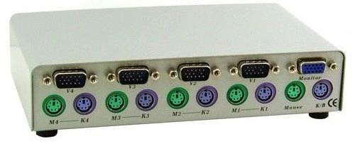 4-Port Manual PS/2 KVM Switch Box - photo 2