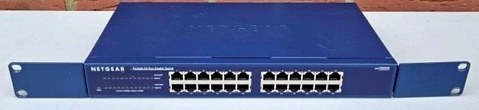 1U Rack Mount NETGEAR JGS524 ProSAFE 24-Port Gigabit Switch