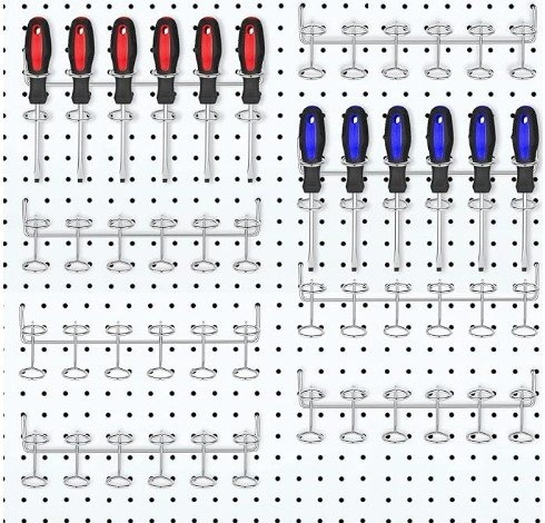 Six-Tool Multi-Tool Holder Accessory for Peg Board - photo 3