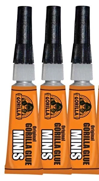 Gorilla® Mini Glue Tubes - 3 Pack