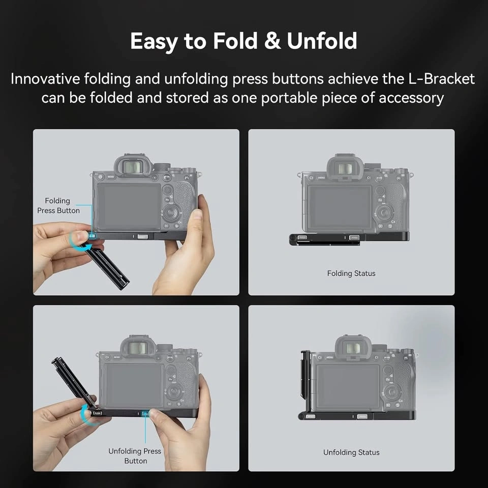 SMALLRIG Camera Foldable L-Bracket for Sony Alpha 7R V/7 IV - photo 2