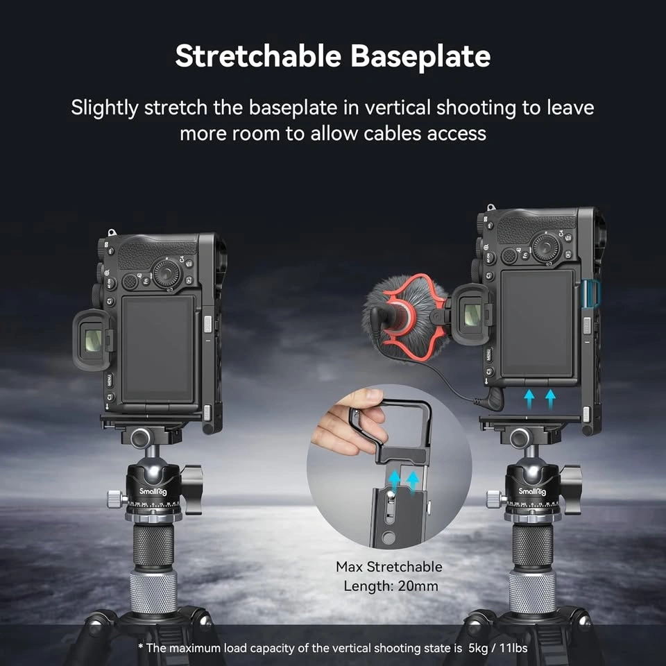SMALLRIG Camera Foldable L-Bracket for Sony Alpha 7R V/7 IV - photo 3
