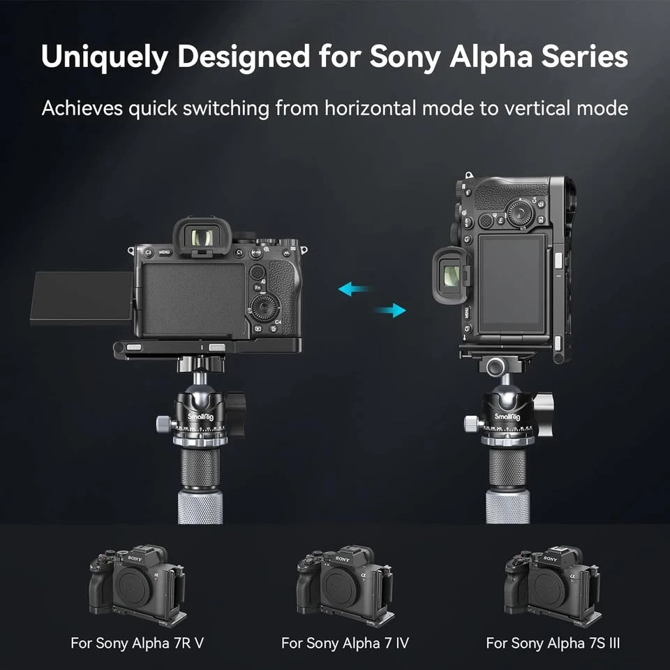 SMALLRIG Camera Foldable L-Bracket for Sony Alpha 7R V/7 IV - photo 5