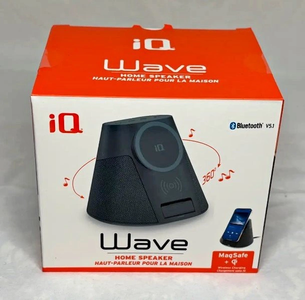 IQ Wave Home Speaker/Charger - Brand New in Box