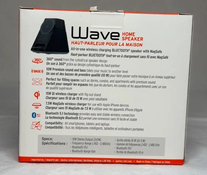 IQ Wave Home Speaker/Charger - Brand New in Box - photo 3