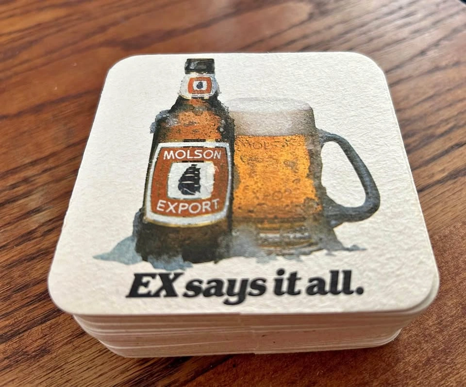 "EX says it all" Vintage Beer Mats - 25 pack