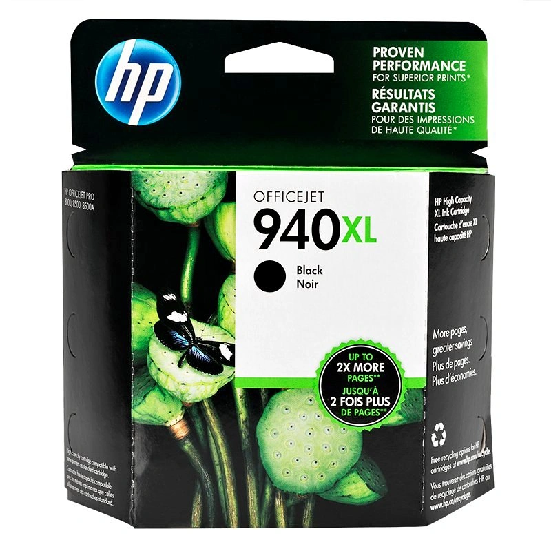 HP 950XL High Yield Original Ink Cartridge, BLACK