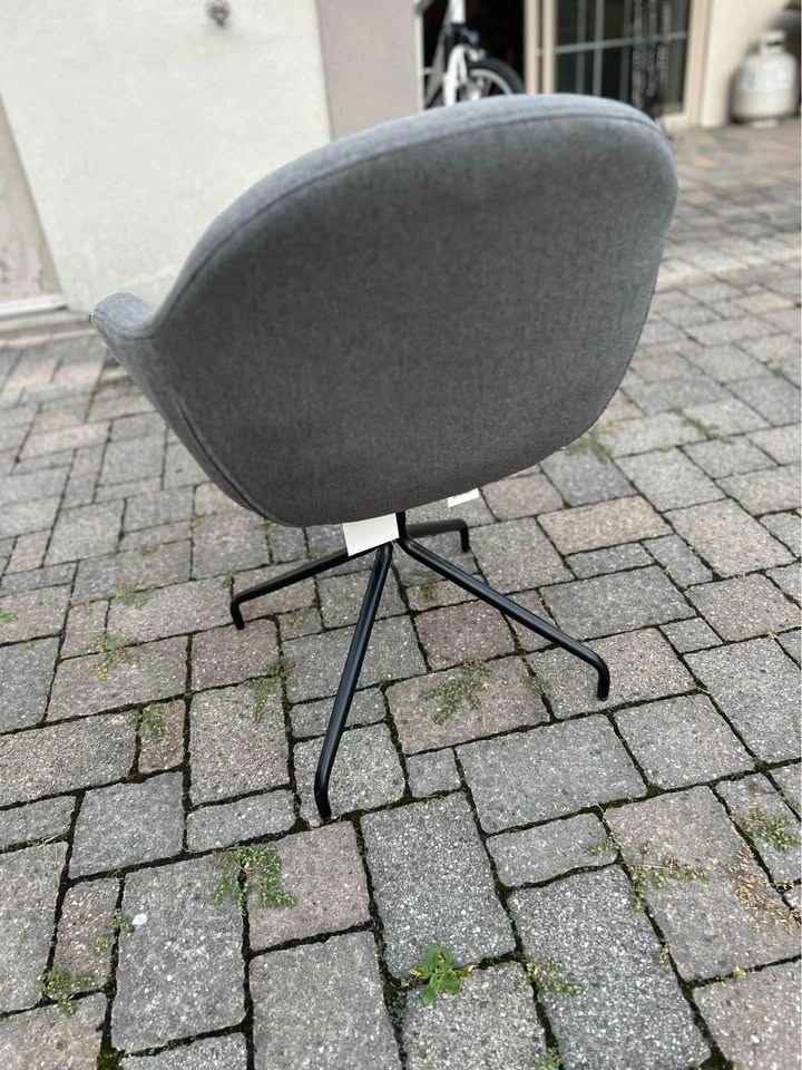 Grey Chair with Black Legs - photo 4