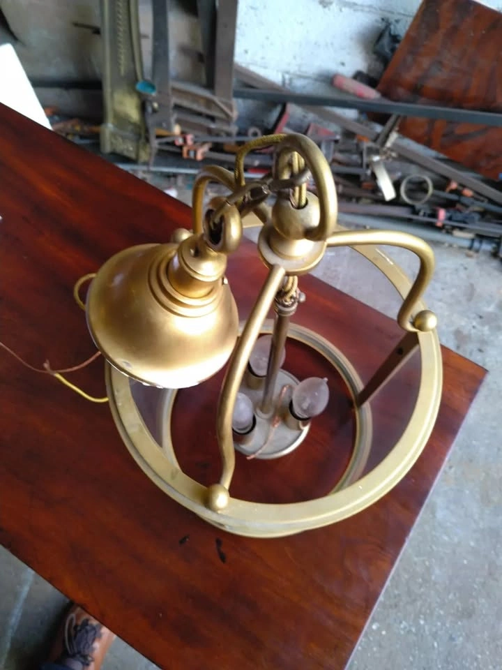 Antique French Lantern Chandelier - photo 2