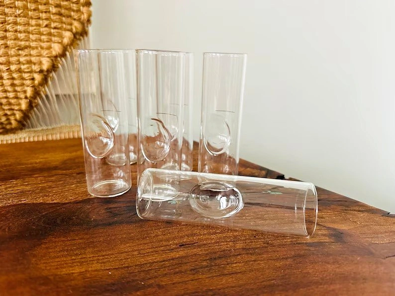 Set of 4 Vintage Alexander Vitreo Grappa Glasses