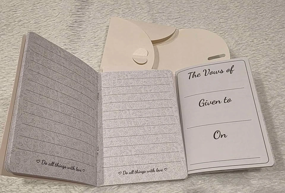 Wedding Vow Books - Ivory - photo 2