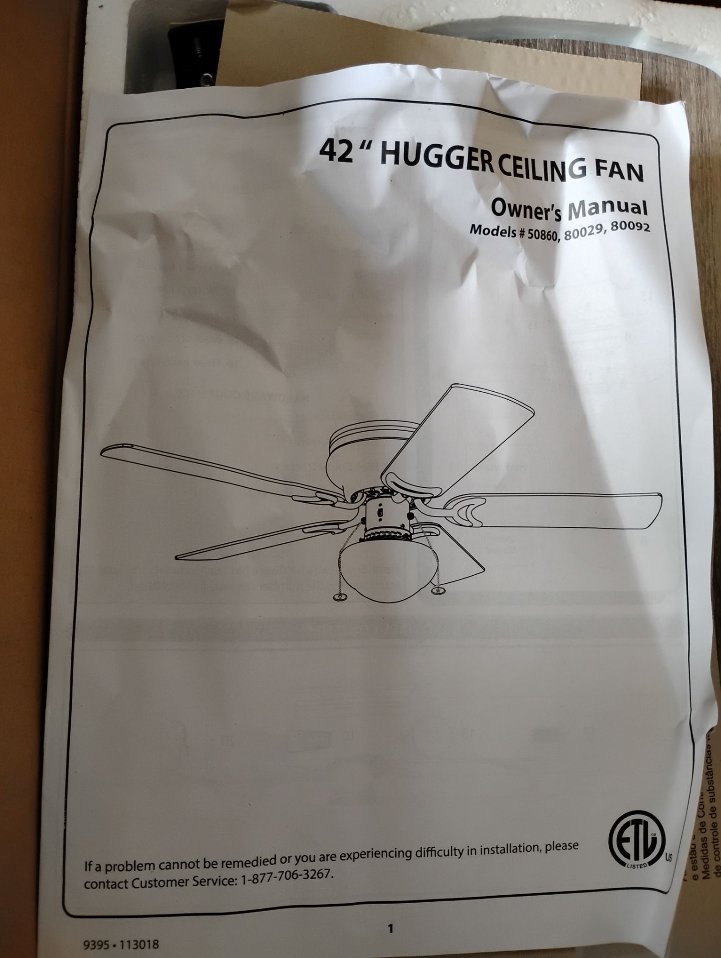 Prominence Home Alvina 42 Inch Ceiling Fan with Light