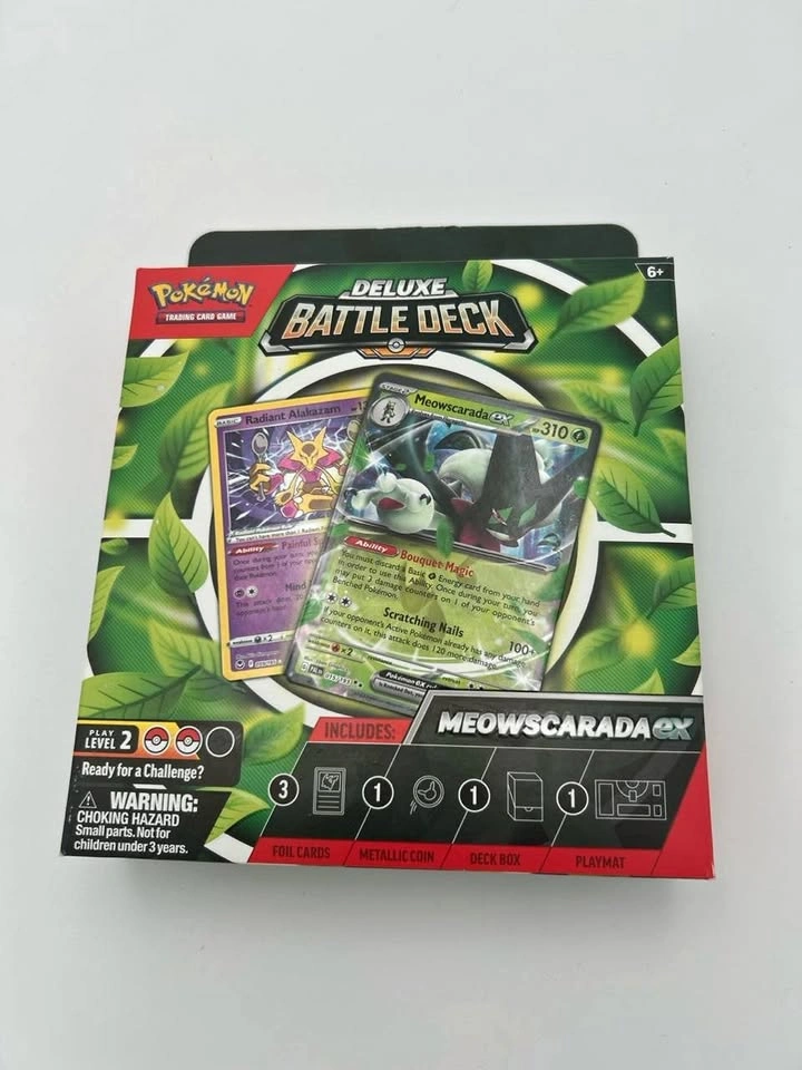 Pokemon Deluxe Battle Deck Meowscarada ex - Factory Sealed