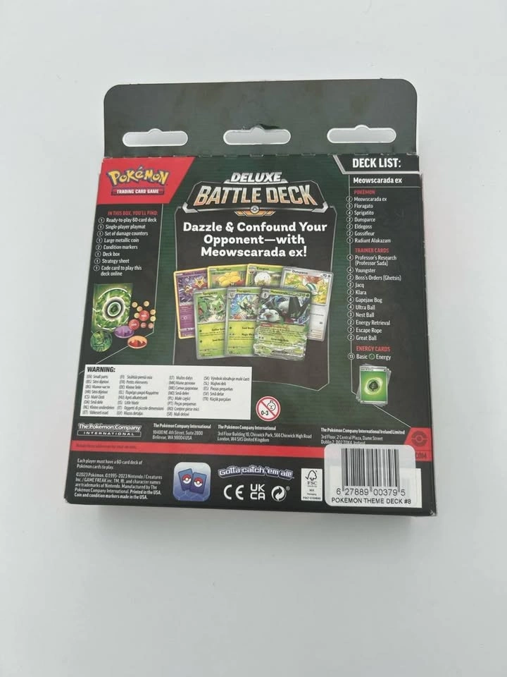 Pokemon Deluxe Battle Deck Meowscarada ex - Factory Sealed - photo 2