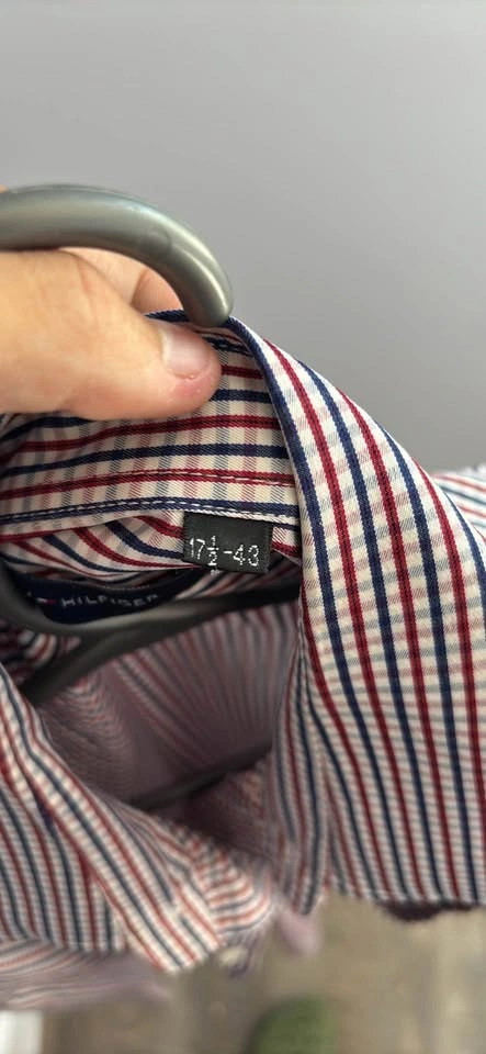Plaid Tommy Hilfiger long sleeve button up dress shirt - photo 2