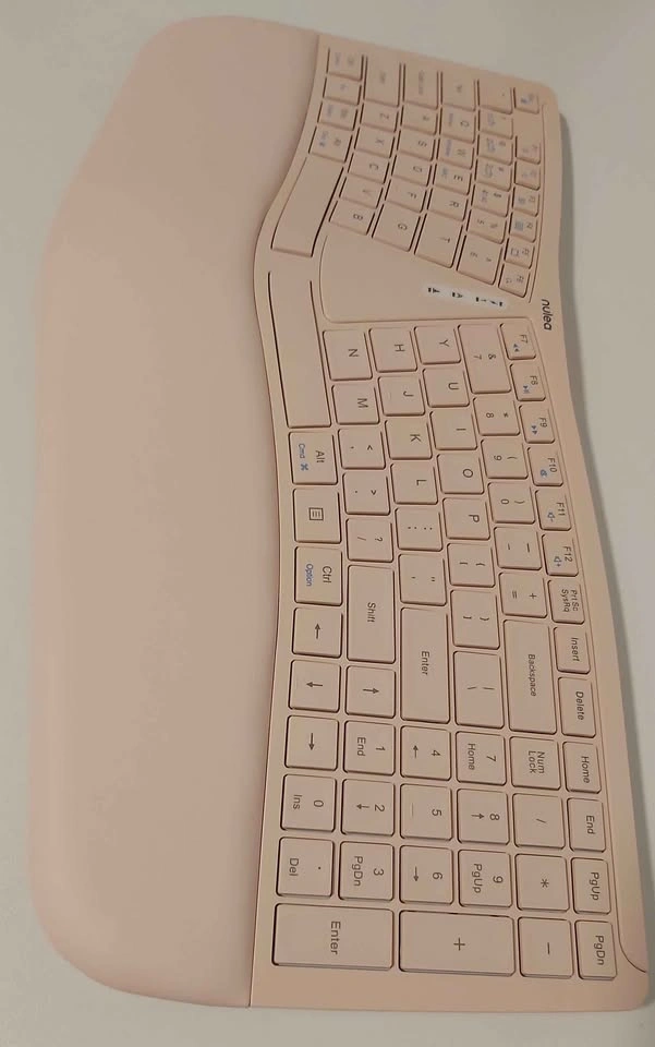 Wireless Ergonomic Keyboard Rechargeable (light pink) - photo 2
