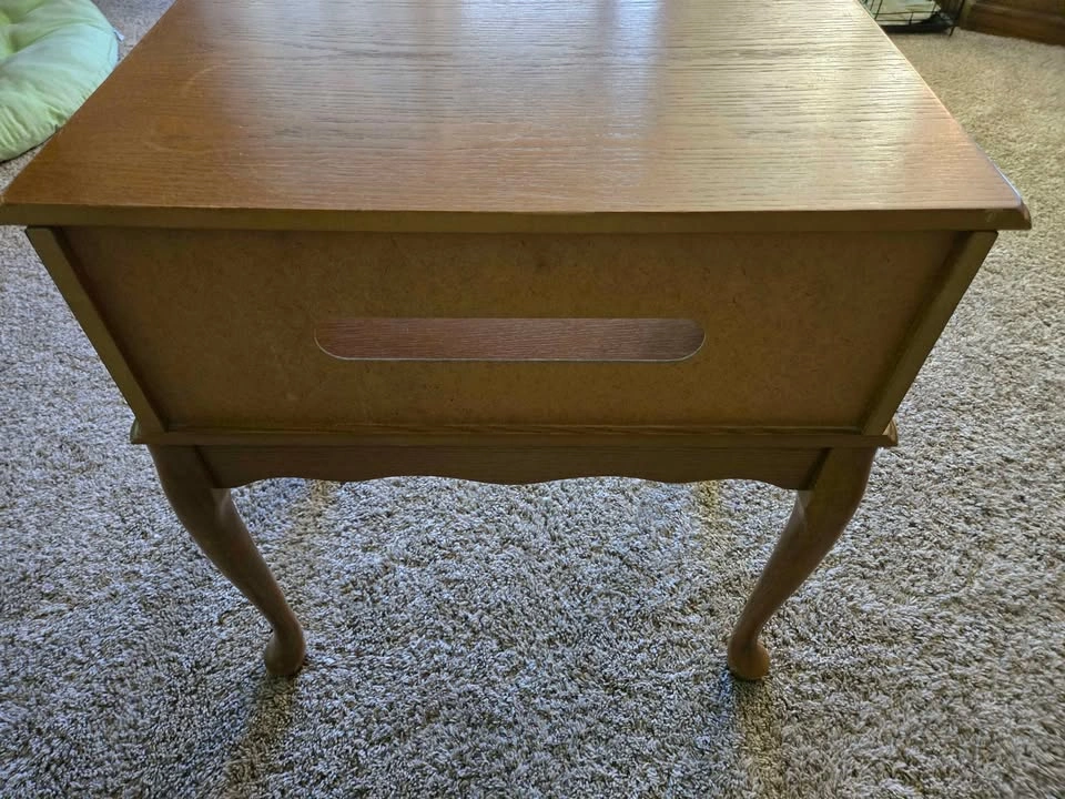 Wooden Bedroom Side Table - Brown - photo 3