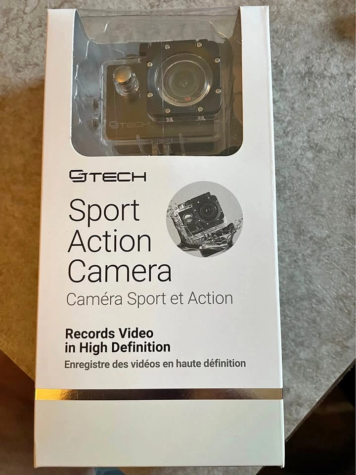 BNIB Action Camera with Waterproof Case