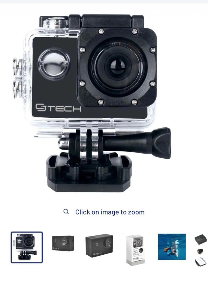 BNIB Action Camera with Waterproof Case - photo 3