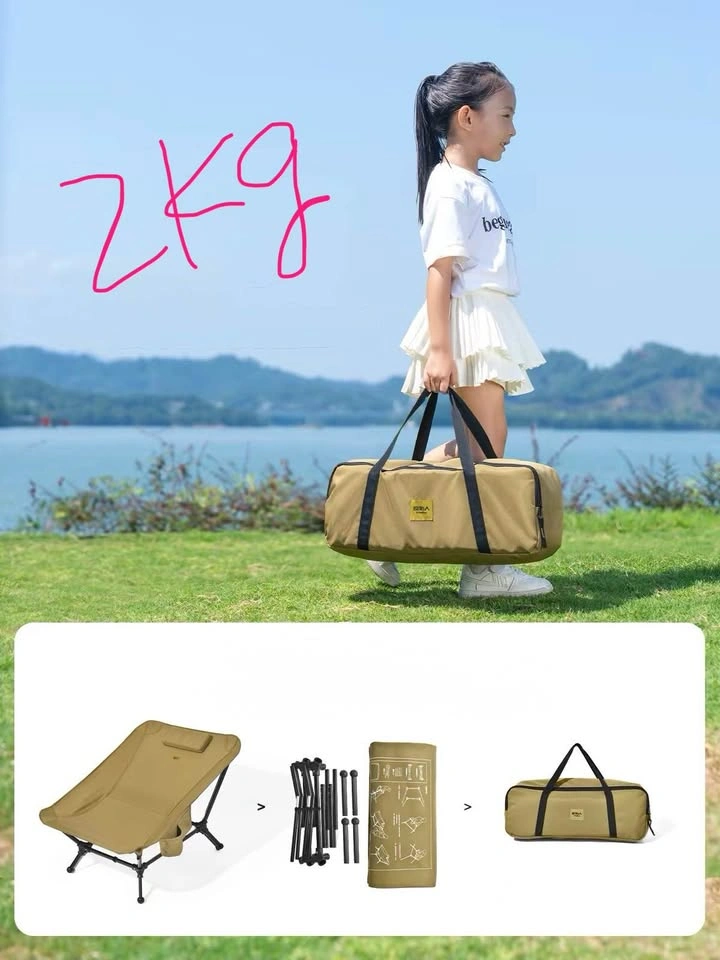 2 Oversized Double Camping Chairs with Pillows & Carry Bags - photo 3