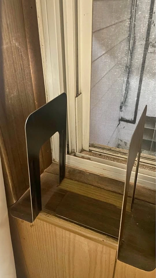 Pair of Brown Metal Bookends