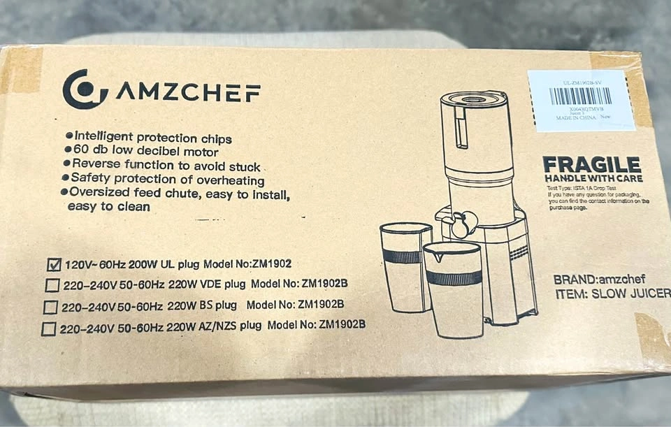AMZCHEF Slow Juicer / Masticating Juicer Extractor (ZM1902) - photo 3