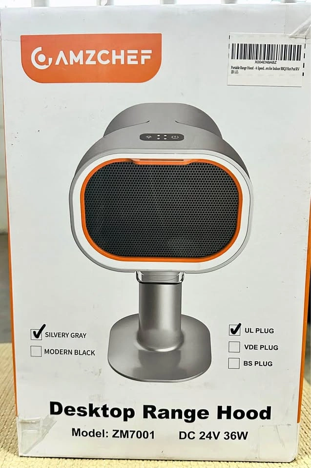AMZCHEF Portable Desktop Range Hood (Model: ZM7001) - New